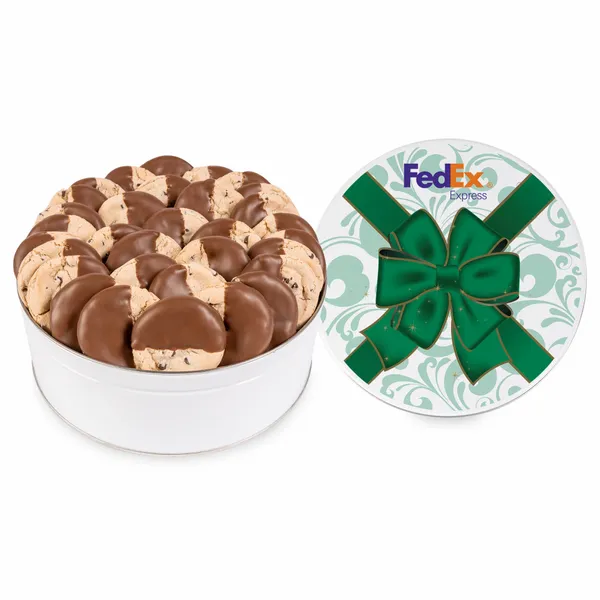 Fresh Beginnings Dipped Chocolate Chip Cookie Tin (Large) - Custom Flying Discs