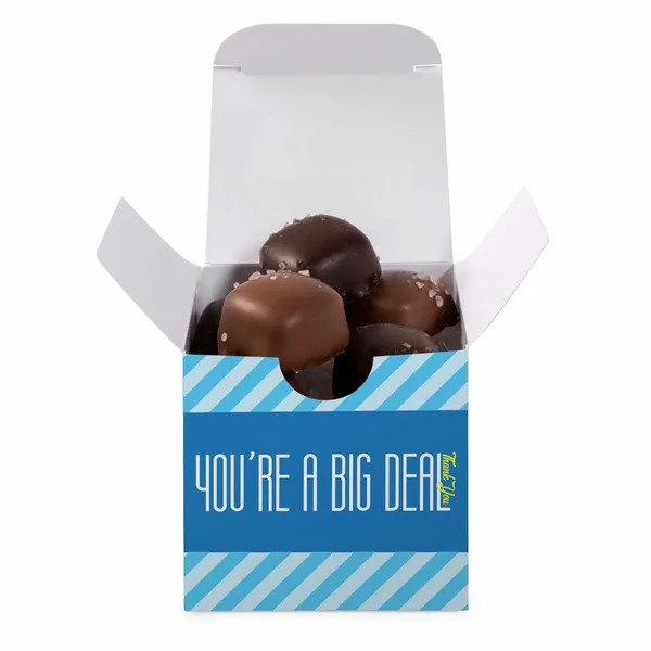 Sea Salt Caramels in Full Color Custom Box - Custom Flying Discs