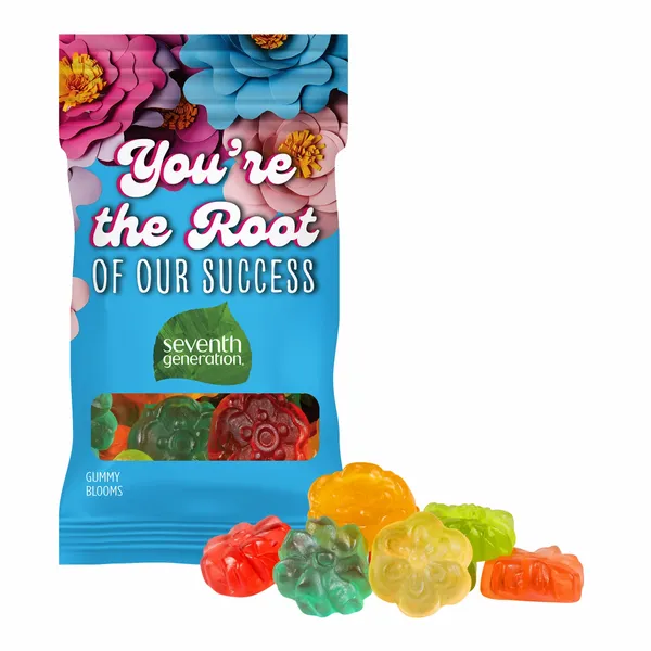 Clever Candy 1oz. Full Color DigiBag™ with Gummy Blooms - Custom Flying Discs
