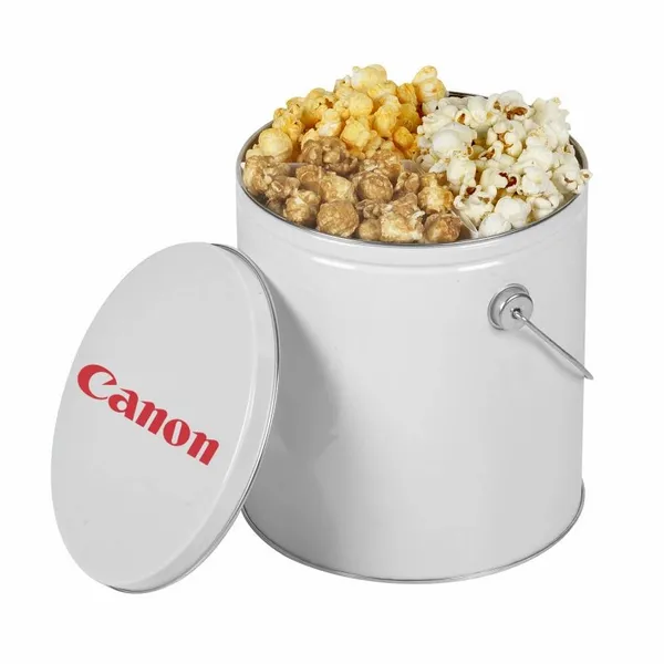 One Gallon Popcorn Tin - Trio Popcorn - Custom Flying Discs