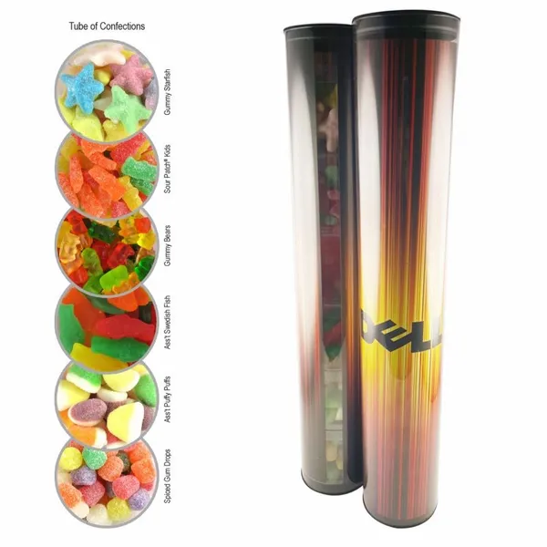 Clever Candy Tube of Confections - Custom Flying Discs