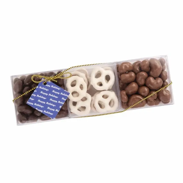 3 Way Square Acetate with Chocolate Confections - Custom Flying Discs
