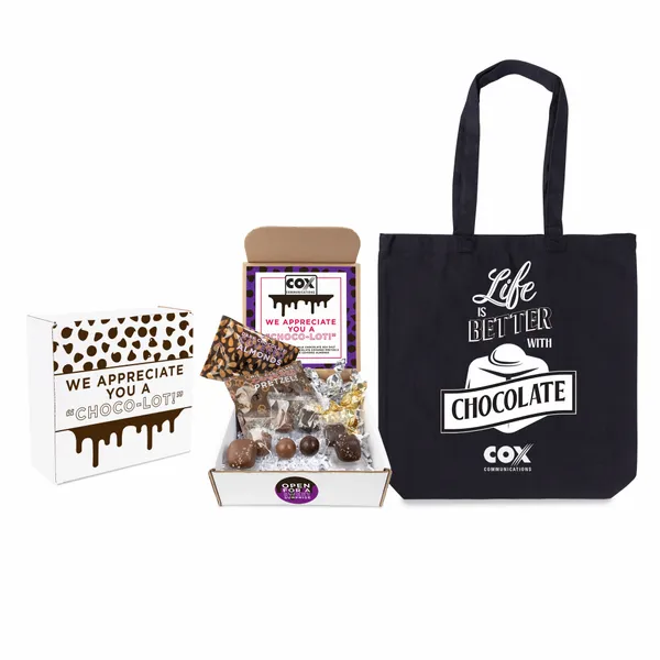 We Appreciate You A Choco-lot Mailer with Tote - Custom Flying Discs