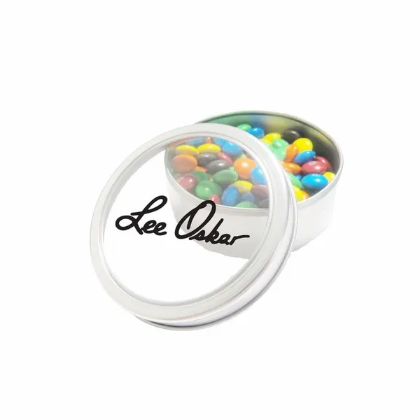 M&M'S® in Large Top View Tin - Custom Flying Discs