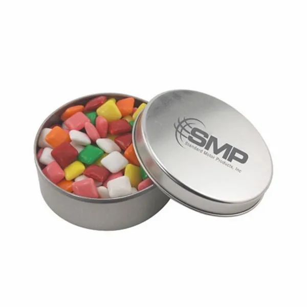 Round Tin with Mini Chicklets - SBF3000 - Custom Flying Discs