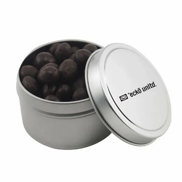 Round Tin with Choc Espresso Beans - SBF3100 - Custom Flying Discs