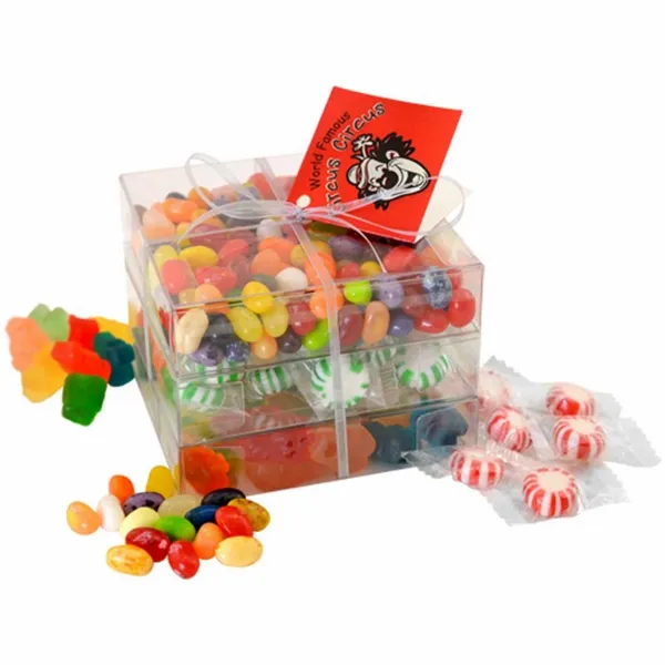 3 Way Candy Stack Acetate Tower - TRB802 - Custom Flying Discs