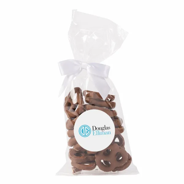 Mug Drops - Milk Chocolate Mini Pretzels - Custom Flying Discs