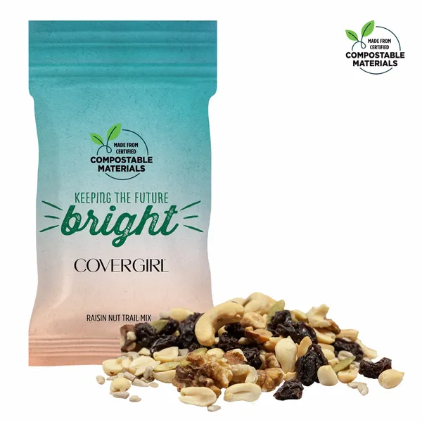 1oz. ECO-Digibag, Compostable & Full Color, Raisin Nut Mix - Custom Flying Discs