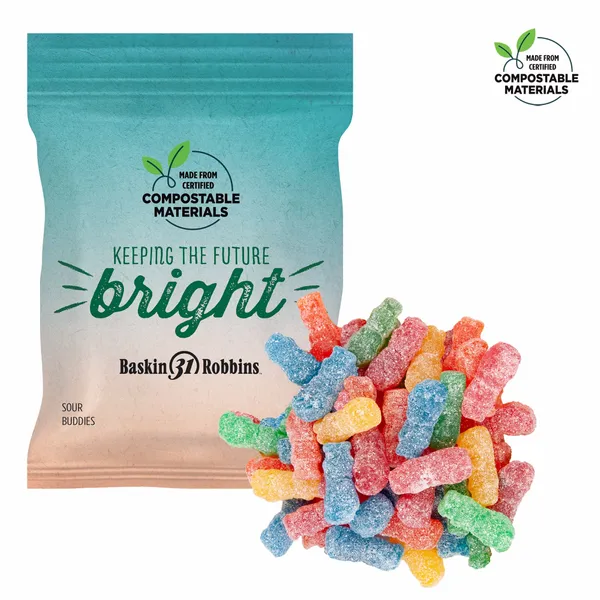 2oz ECO-Digibag, Compostable & Full Color, Sour Kids - Custom Flying Discs