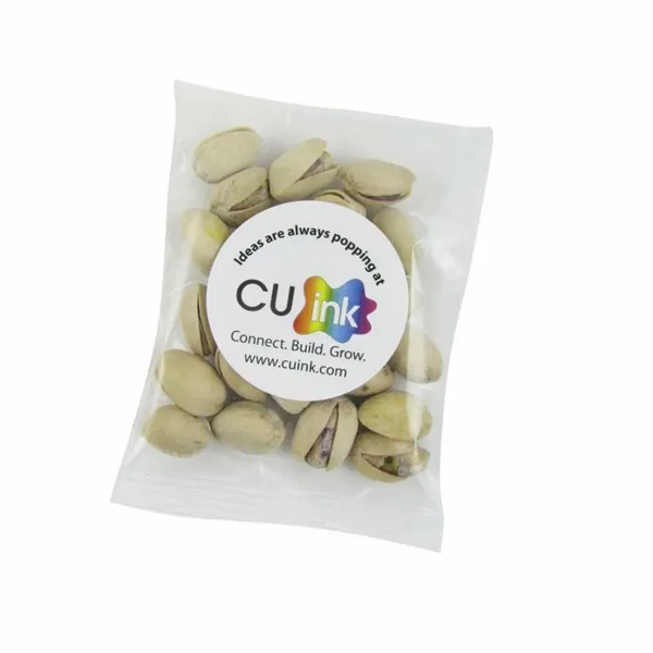 1oz. Goody Bags - Jumbo Salted Pistachios - Custom Flying Discs