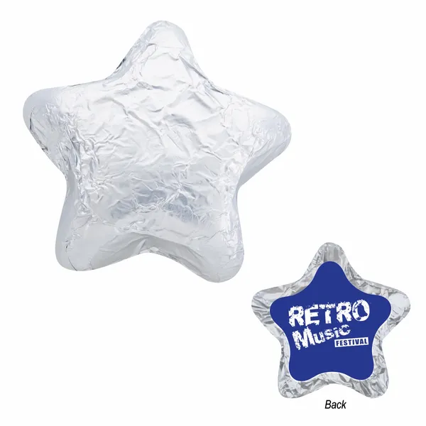 Individually Wrapped Chocolate Stars - Custom Flying Discs