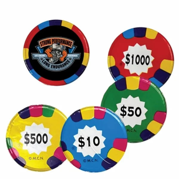 Chocolate Poker Chips - Custom Flying Discs