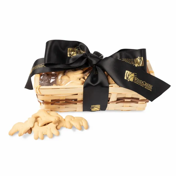 Gift Basket with Animal Crackers - Custom Flying Discs