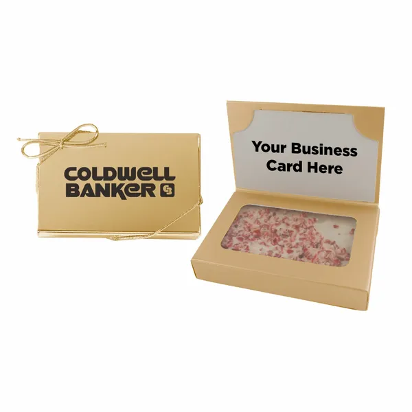 Business Card Box with Peppermint Bark - Custom Flying Discs