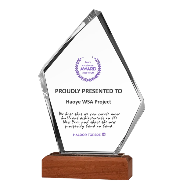 Pointed Crystal Trophy