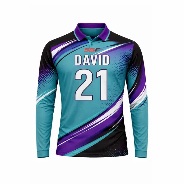Full Color Sublimated Long Sleeve Polo - Custom Flying Discs