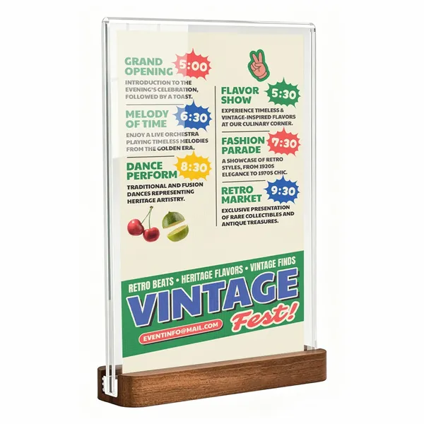 Sapele Wood Desktop Display - Custom Flying Discs