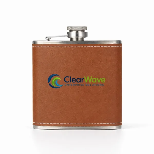 Leather Wrapped Hip Flasks - Custom Flying Discs