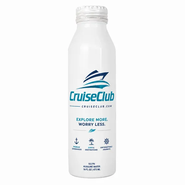 16 oz Aluminum Tall and Skinny Bottle (with Direct Print) - Custom Flying Discs
