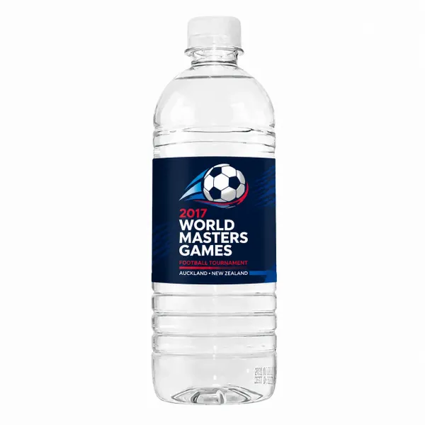 16.9 oz Plastic Ribbed Bottle - Custom Flying Discs