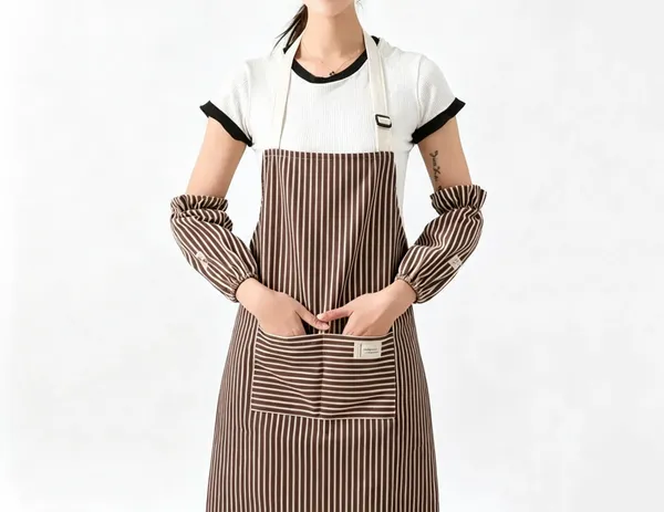 Striped Cotton and Linen Apron - Custom Flying Discs