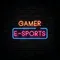 Gamer E-Sport Neon Sign - Custom Flying Discs
