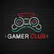 Gamer Club Neon Sign - Custom Flying Discs