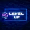 Level Up Neon Sign - Custom Flying Discs