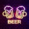 Beer Bar Neon Sign - Custom Flying Discs