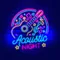 Acoustic Night Party Neon Sign - Custom Flying Discs