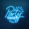 Party Time Neon Sign - Custom Flying Discs