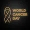 World Cancer Day Neon Sign - Custom Flying Discs