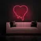 Melting Heart Neon sign - Custom Flying Discs