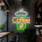 Coffee Neon Sign - Custom Flying Discs