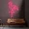 Flamingo Neon Light - Custom Flying Discs