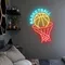 Basketball Neon Sign - Custom Flying Discs