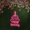 Happy Birthday Wishes Neon Sign - Custom Flying Discs