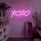 XOXO Heart Pink Neon Sign - Custom Flying Discs