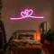 Infinity Heart Pink Neon Sign - Custom Flying Discs