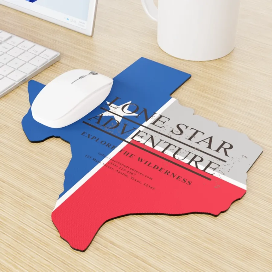 Custom Shape Die Cut Mouse Pad - Custom Flying Discs