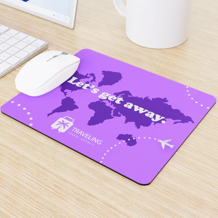 Custom Printed Rectangular Mouse Pad - Custom Flying Discs