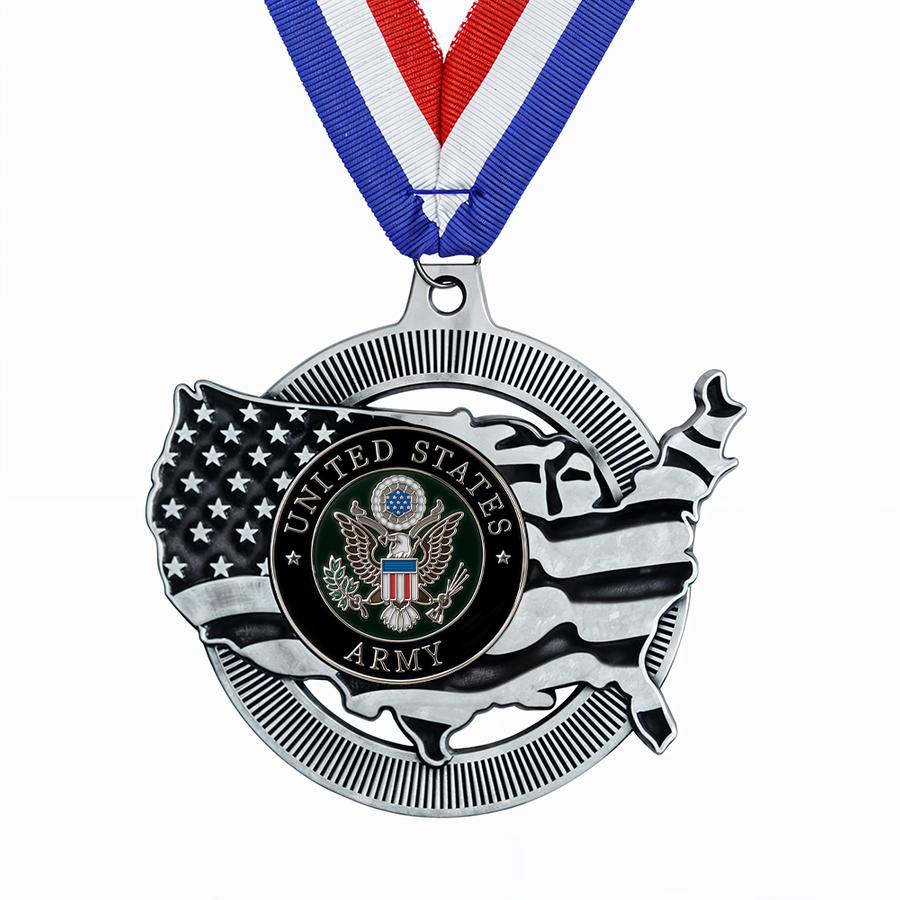 United States Shaped Medal - Custom Flying Discs