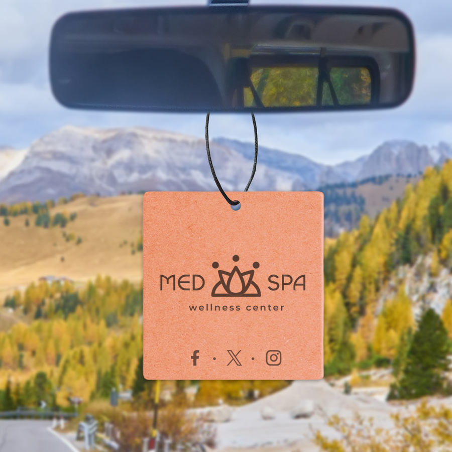 Eco Kraft Paper Air Freshener - Custom Flying Discs