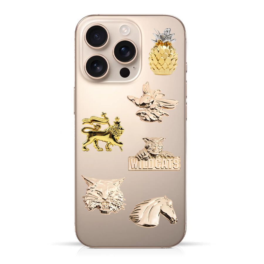Phone Metal Badge Stickers - Custom Flying Discs
