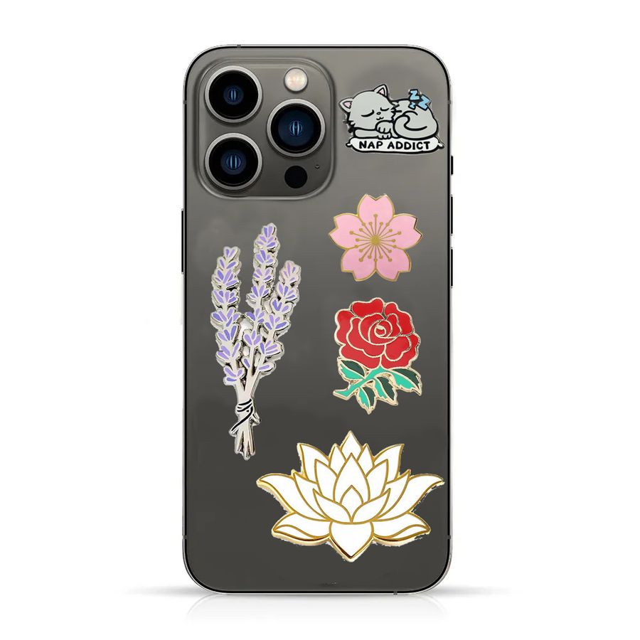 Phone Metal Badge Stickers - Custom Flying Discs