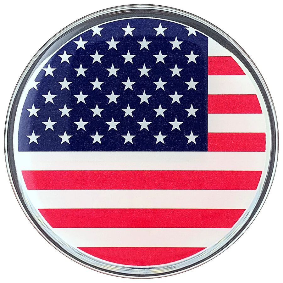 Epoxy Metal Car Badges - Custom Flying Discs