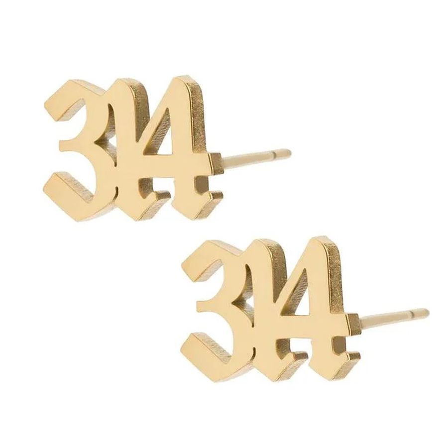 Die Struck Metal Earrings - Custom Flying Discs