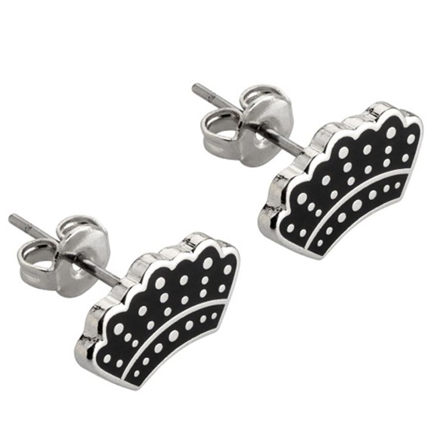 Hard Enamel Metal Earrings - Custom Flying Discs