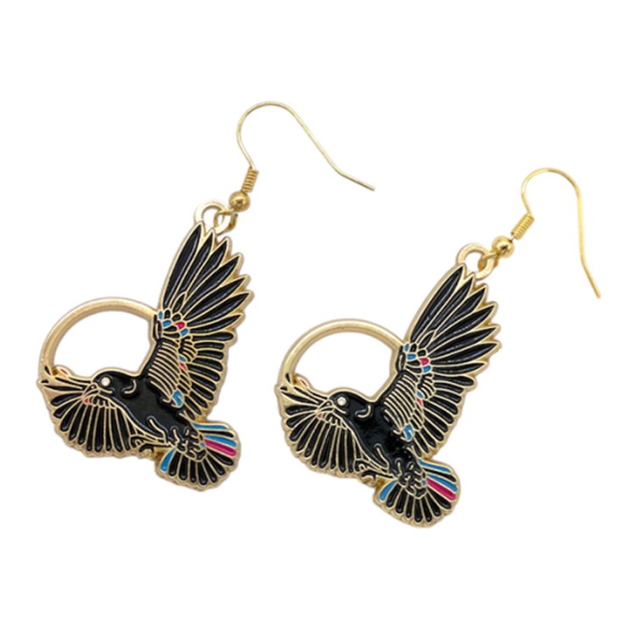Soft Enamel Metal Earrings - Custom Flying Discs